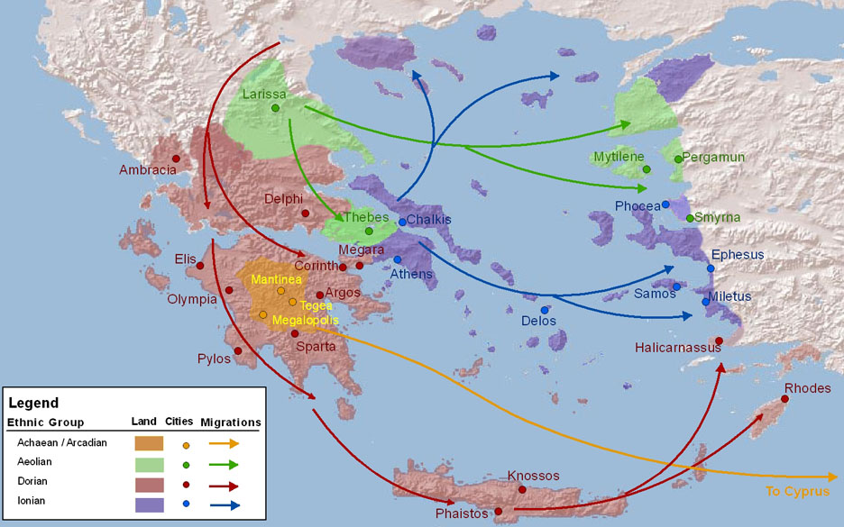 Ethnic Groups Of Archaic Greece