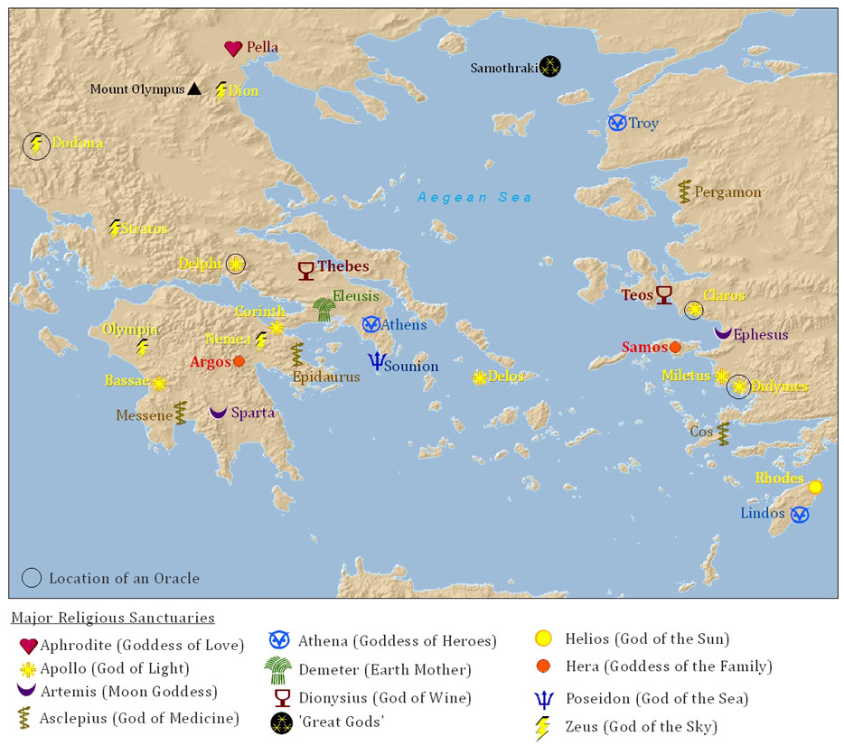 Ancient Greek Religious Sanctuaries