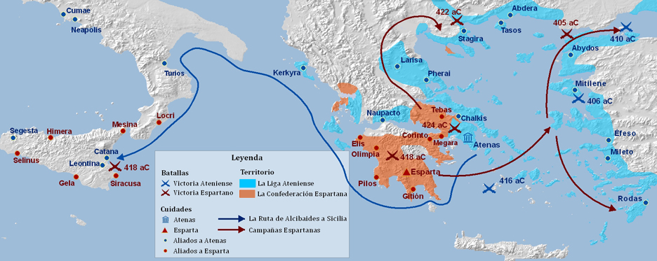 La Guerra del Peloponeso
