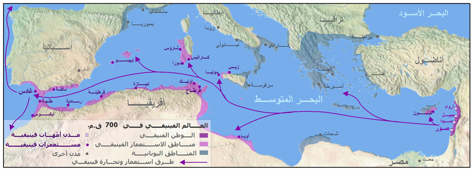 الاستعمار الفينيقي للبحر المتوسط